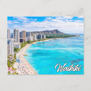 Waikiki, Hawaii, Vereinigte Staaten Feiertagspostkarte