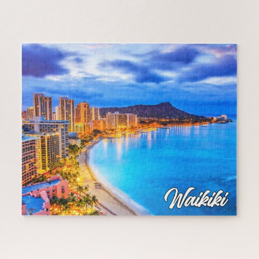 Waikiki, Hawaii, Vereinigte Staaten Puzzle (Horizontal)