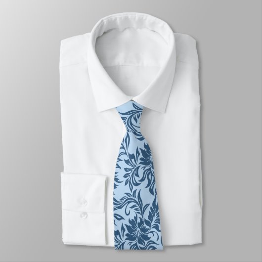 Waikiki Hibiskus Hawaiian Necktie Krawatte (Gebunden)