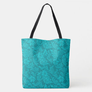 Waikiki Hibiskus Hawaiian Pareau Floral Beach Bag Tasche