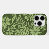 Waikiki Hibiskus Hawaiian Pareau Floral Olive Case-Mate iPhone Hülle (Rückseite (Horizontal))