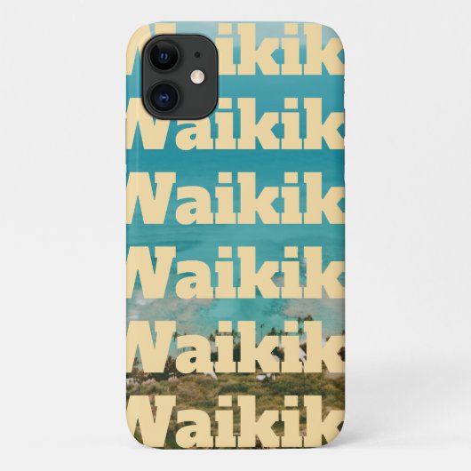 Waikiki, Honolulu, Oahu, Hawaii Case-Mate iPhone Hülle (Rückseite)