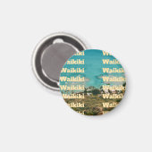 Waikiki, Honolulu, Oahu, Hawaii Magnet (Vorderseite/Rückseite)