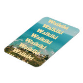 Waikiki, Honolulu, Oahu, Hawaii Magnet (Linke Seite)