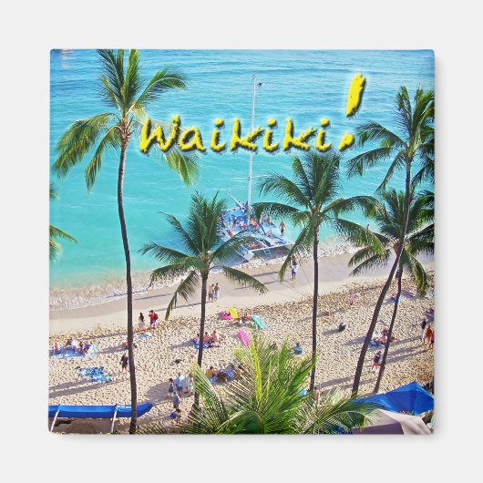 Waikiki! Magnet (Vorne)
