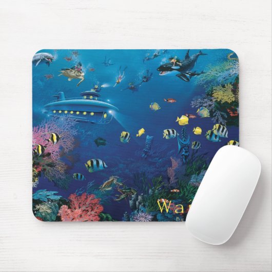 Waikiki Mousepad (Mit Mouse)