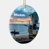 Waikiki O'ahu Keramik Ornament (Rechts)