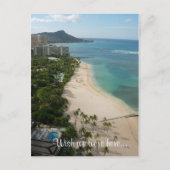 Waikiki Paradise, wünscht, wir wären hier.. Postkarte (Vorderseite)