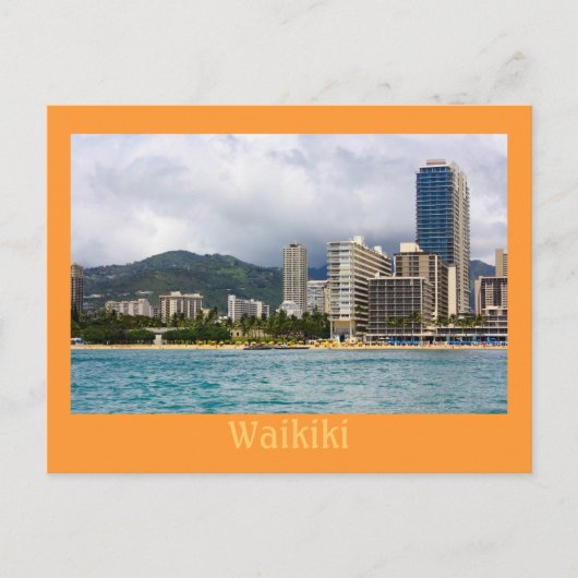 Waikiki Postcard Postkarte (Vorderseite)