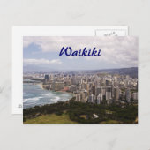 Waikiki Postcard Postkarte (Vorne/Hinten)