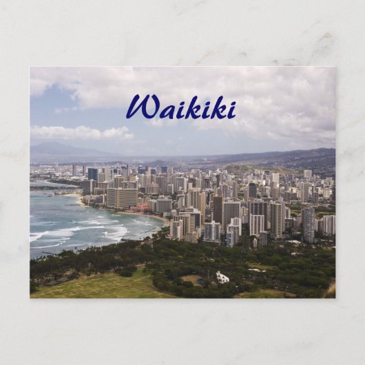 Waikiki Postcard Postkarte (Vorderseite)