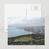 Waikiki Postkarte (Vorne/Hinten)