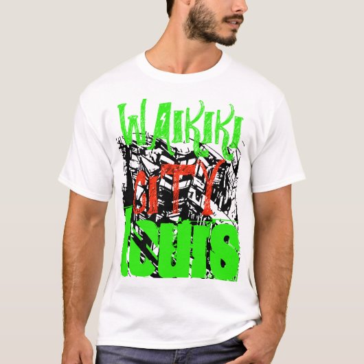WAIKIKI STADTTOUREN T-Shirt (Vorderseite)