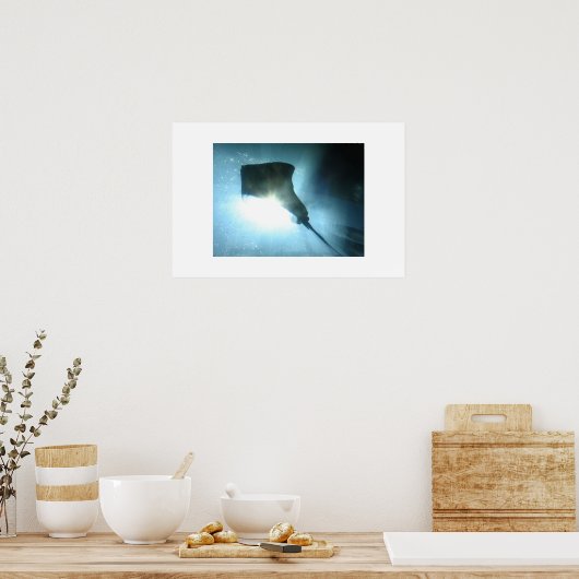 Waikiki Stingray Poster (Küche)