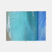 Waikiki Strand Fleecedecke (Vorderseite (Horizontal))