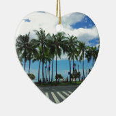 Waikiki Strand Hawaii Keramikornament (Rechts)