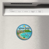 Waikiki-Strand Hawaii Magnet (In Situ (Geschirrspüler))