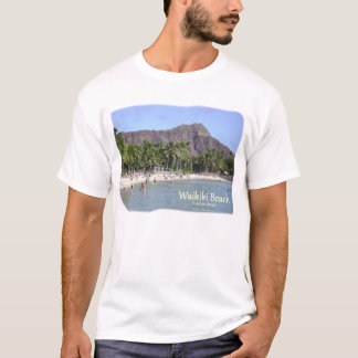 Waikiki Strand, Kuhio Strand, Palmen, T-Shirt