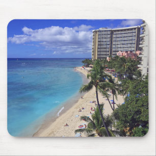 Waikiki Strand Mousepad