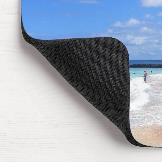 Waikiki Strand, Oahu, Hawaii Mousepad (Ecke)