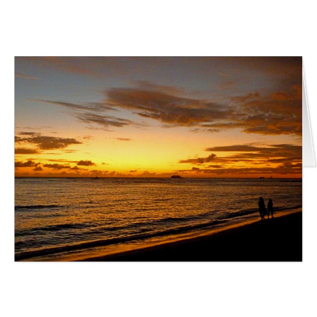 Waikiki Sunset (Vorderseite (Horizontal))