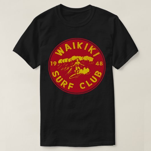 Waikiki Surf Club 1948 T-Shirt (Design vorne)