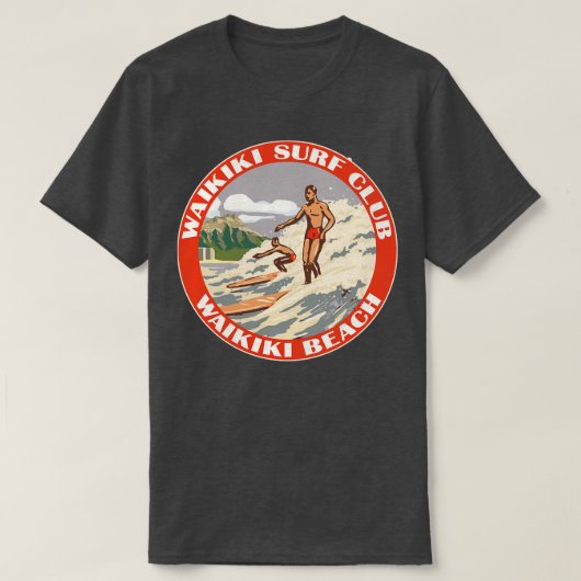 Waikiki Surf Club T-Shirt (Design vorne)