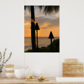 Waikiki Tiki Torches Poster (Küche)