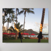 Waikiki Tiki Torches Poster (Vorne)