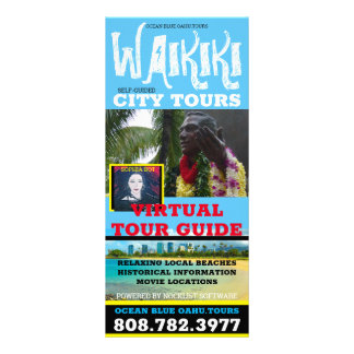 WAIKIKI VIRTUAL CITY TOURS WERBEKARTE