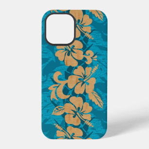 Waikoloa Faux-Holz Hawaiianischer Hibiskus Blumen iPhone 12 Pro Hülle
