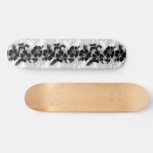 Waikoloa Hawaiian Hibiskus Floral Etched Skateboard (Horizontal)
