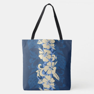 Waikoloa hawaiischer Hibiskus-Blumenstrand-Tasche Tasche