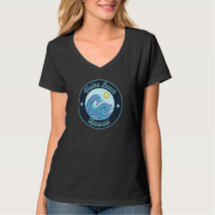 Wailea Beach Hi Hawaii Souvenir Nautical Surfer Gr T-Shirt
