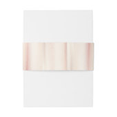 Wailea Watercolor Minimalist Elegant Beach Wedding Einladungsbanderole (Rückseitenbeispiel)