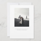 Wailea Watercolor Minimalistisch Eleganter Strand Einladung (Rückseite)