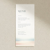 Wailea Wedding Menu Menükarte