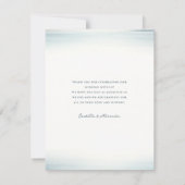 Wailea Wedding Personalisiert Message Dankeskarte (Rückseite)