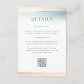 Wailea Wedding QR Code Begleitkarte (Vorderseite)