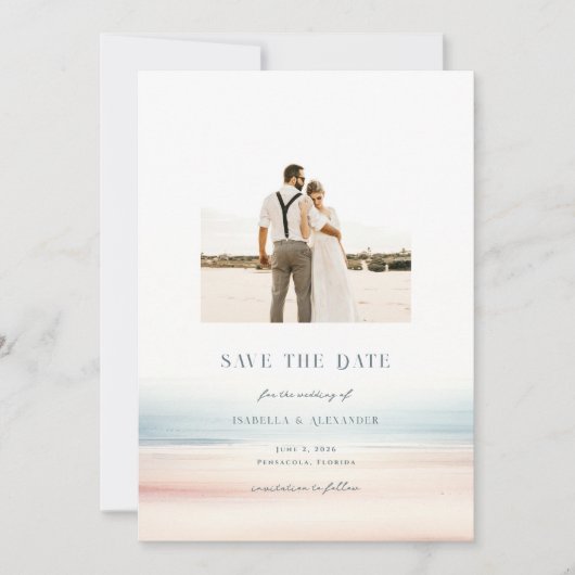 Wailea Wedding Save The Date (Vorderseite)