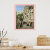 Wailing Wall Gustav Bauernfeind Leinwand 24x30 Poster (Küche)