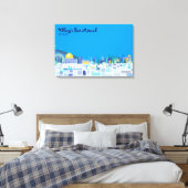 Wailing Wall Israel Bar Bat Mitzvah Sign-In Board Leinwanddruck (Insitu (Schlafzimmer))