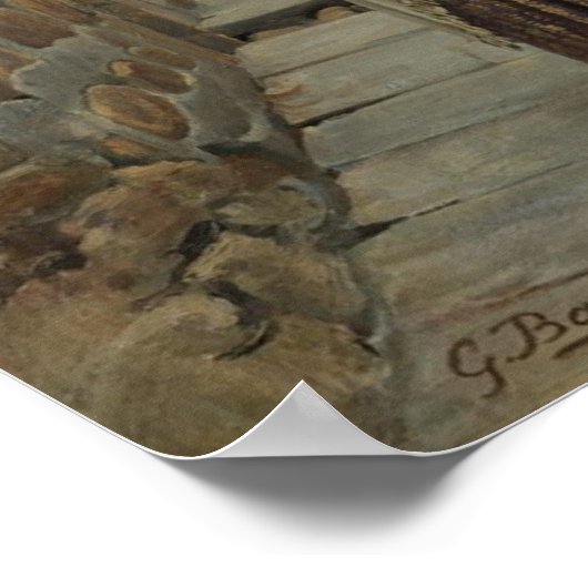 Wailing Wall von Gustav Bauernfeind Canvas Print 2 Poster (Ecke)