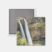 Wailua Falls Kauai, Hawaii Magnet (Vorderseite/Rückseite)