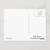 Wailua Falls Kauai, Hawaii Postkarte (Rückseite)