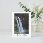 Wailua Falls Kauai Hawaii Postkarte (Stehend Vorderseite)