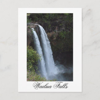 Wailua Falls Kauai Hawaii Postkarte