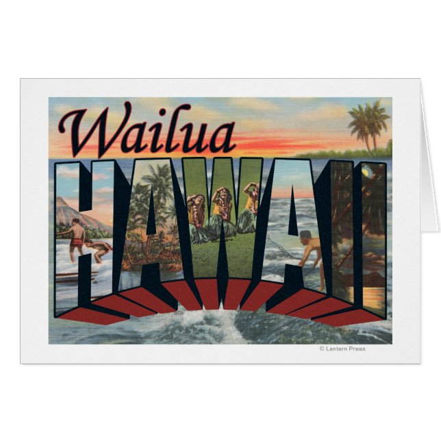 Wailua, HawaiiGroße BriefszenenWailua, HI (Vorderseite (Horizontal))