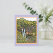 Wailua Wasserfall auf der Postkarte Kauai (Stehend Vorderseite)
