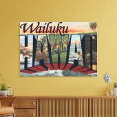 Wailuki, Hawaii - Große Briefszenen Leinwanddruck (Insitu (Wohnzimmer))